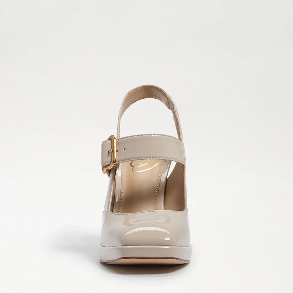 Sam Edelman Jildie Mary Jane Sling Back Heel in Linen size 8.5 - Picture 4 of 13